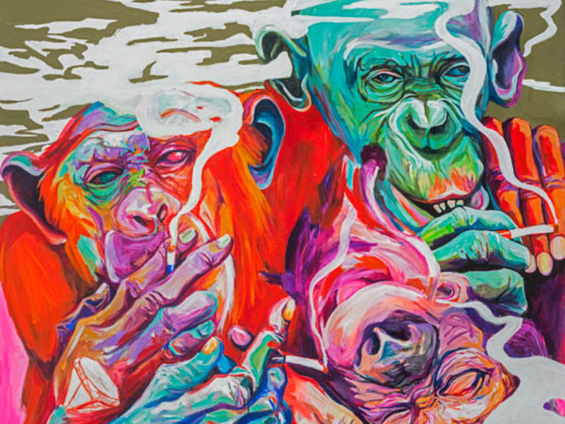 Washington Guayasamín - Monos y Humo