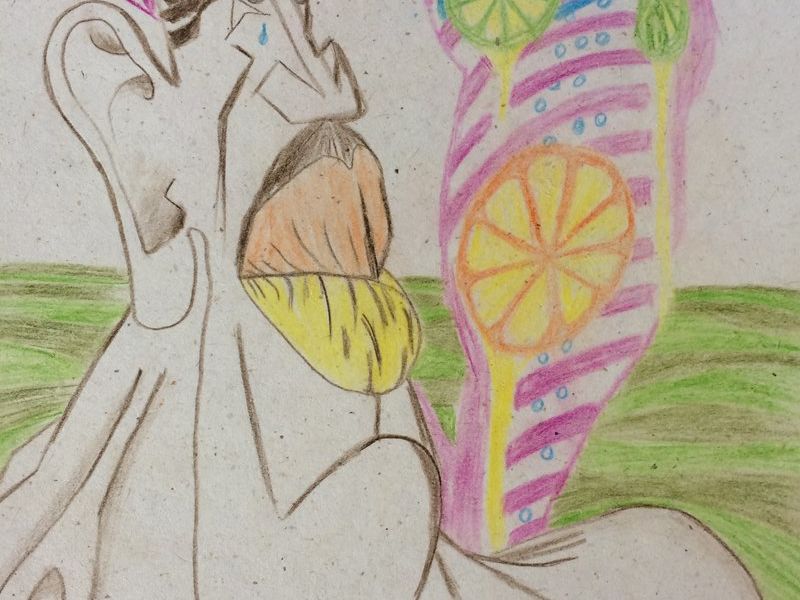 Mauricio Muñoz / Dibujos con lapices de colores